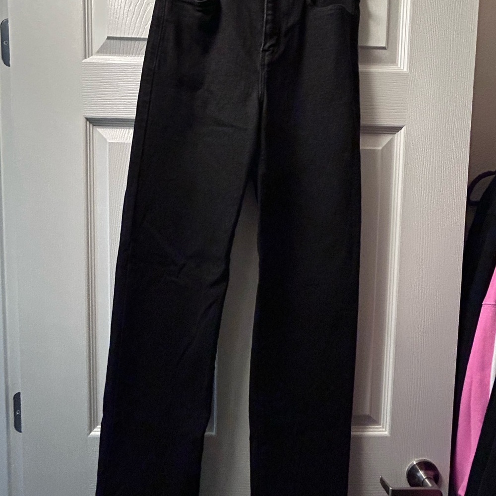 FITJEANS Black Straight Leg Jeans